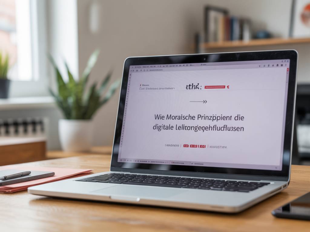 „Webdesign trifft Ethik: Wie moralische Prinzipien die digitale Gestaltung beeinflussen“